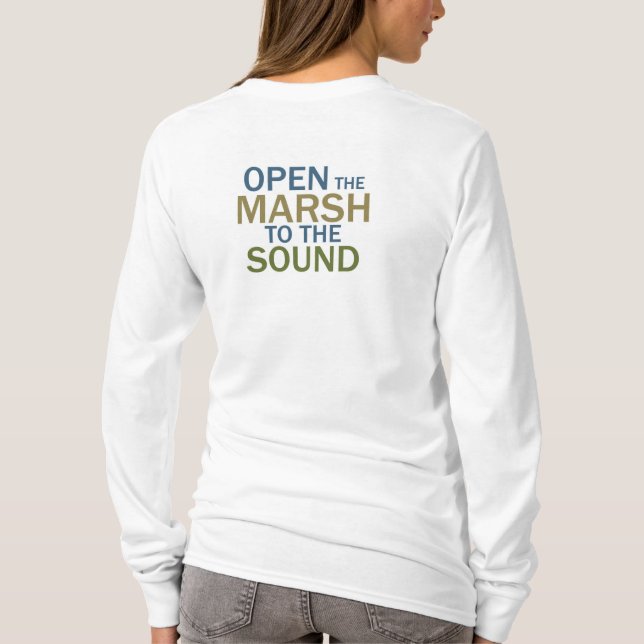 T-Shirt à manches longues pour Saumon de Marshian (Dos)