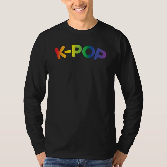 T-Shirt à manches longues Rainbow K-Pop Ver 1 (Devant)