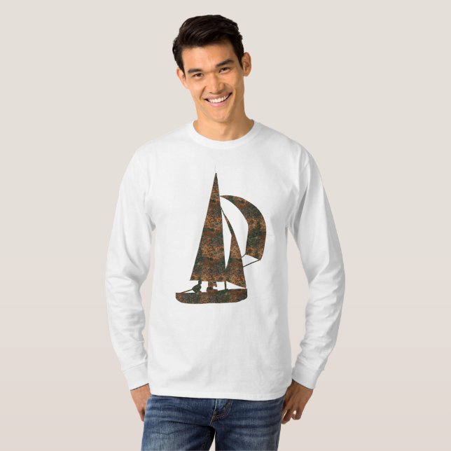 T-Shirt à manches longues Rust Sailing (Devant entier)