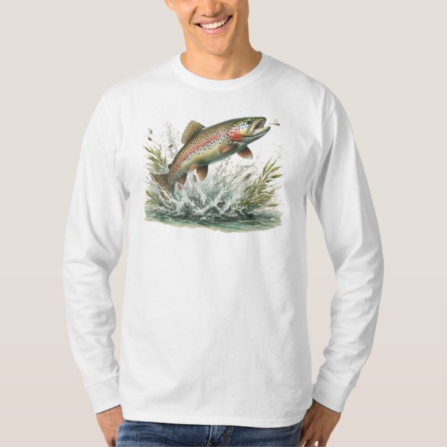 T-shirt à manches longues Truite (Devant)