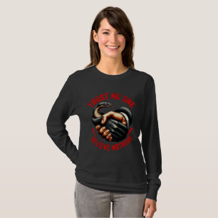 T-shirt à manches longues Women's Trust No One - N