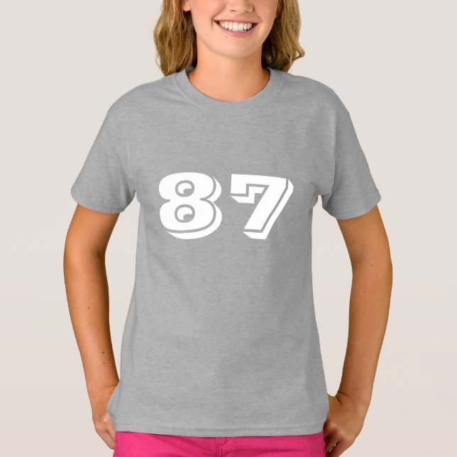 T-shirt à manches rayées Augusta Retro pour enfant (Devant)