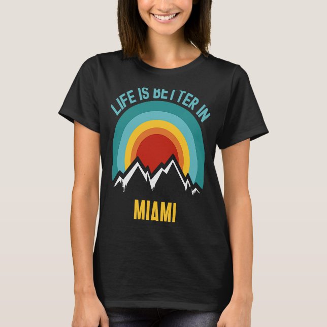 T-shirt à Miami (Devant)