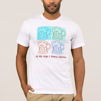 T-shirt À mon âge, j'ai besoin de lunettes