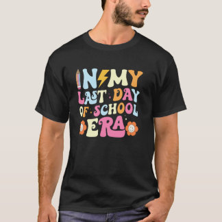 T-shirt À Mon Dernier Jour D'École Ère Professeurs Garçons