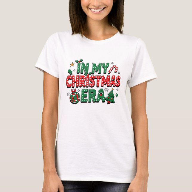 T-shirt À mon époque de Noël, Joyeux Noël (Devant)