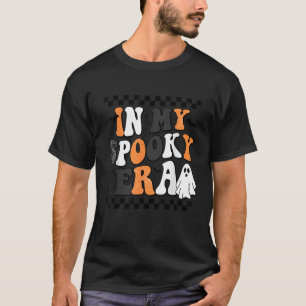 T-shirt À mon époque effrayante, groovy Halloween fantôme
