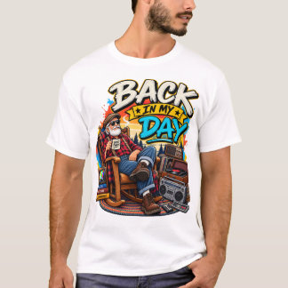 T-shirt À mon époque – Souvenirs rétro de grand-père vinta
