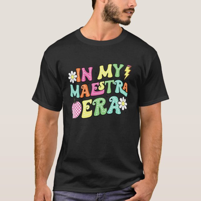 T-shirt à Mon Ère de Maestra Professeur d'Espagnol Bilingu (Devant)