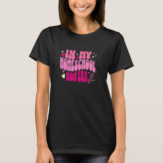 T-shirt À mon ère de maman à domicile, enseignante groovy