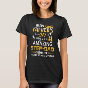 T-shirt À Mon Étape Extraordinaire Papa Merci D'Avoir Pu A