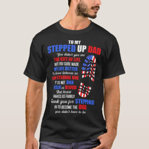 T-shirt À Mon Père Avancé À Mon Étape Extraordinaire Papa