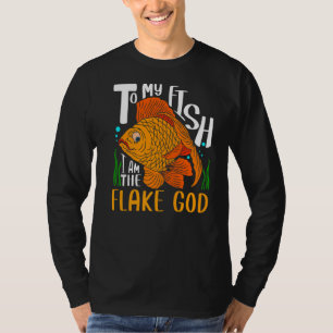 T-shirt À Mon Poisson Je Suis Flake God Fish Tank Aquarist