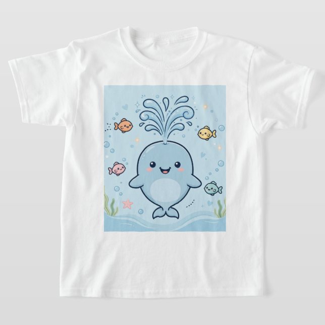 T-shirt à motif baleine (Poser)