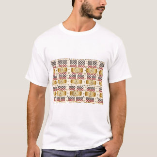 T-Shirt à motif de bande de cigare