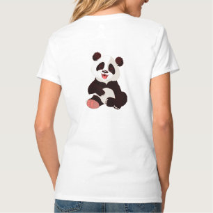 T-Shirt à motif Panda mignon