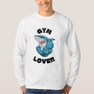 T-Shirt à motif texte Gym Lover – Parfait pour le 