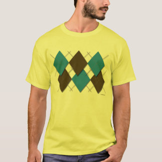 T-shirt à motifs de losanges moderne