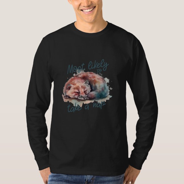 T-shirt A Nap Vex Quirky and Fun Sleepyheads Sloth Fans (Devant)