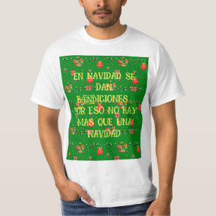 T-SHIRT À NOËL, ON DONNE DES BÉNÉDICTIONS