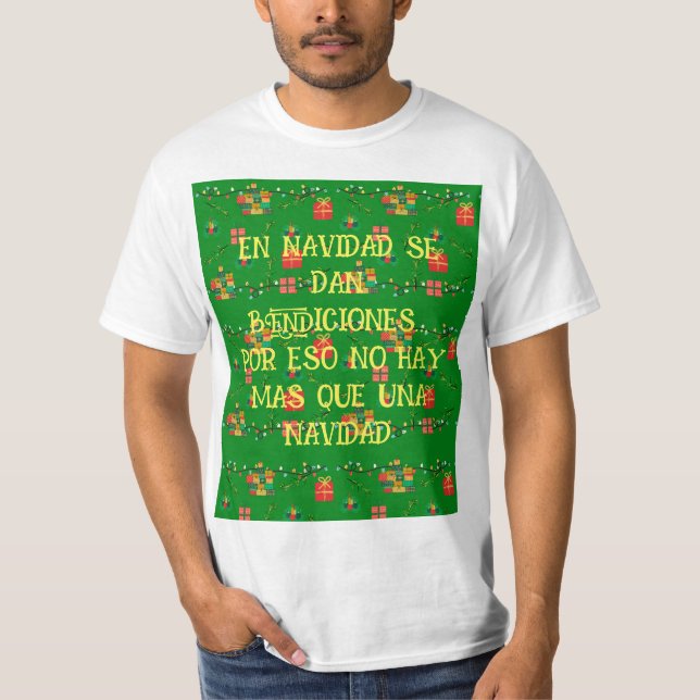 T-SHIRT À NOËL, ON DONNE DES BÉNÉDICTIONS (Devant)