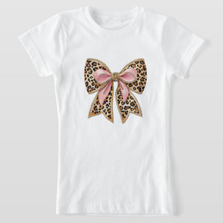 T-Shirt à noeud papillon coquet moderne