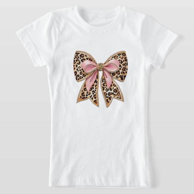T-Shirt à noeud papillon coquet moderne (Poser)