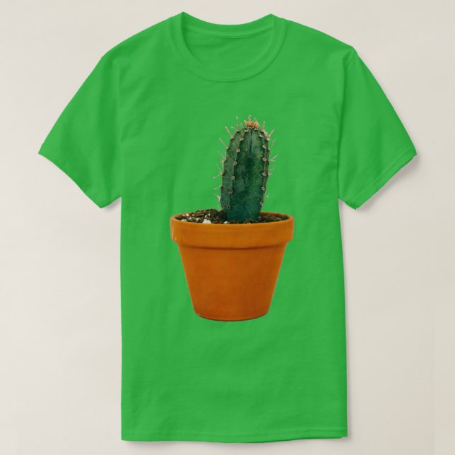 T-shirt A normal cactus in a pot (Design devant)