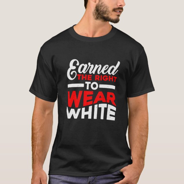 T-shirt A Obtenu Le Droit De Porter Du Blanc (Devant)