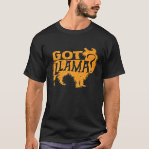T-shirt A obtenu Llama Amoureux des Animaux Berger Tricote