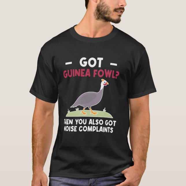 T-shirt A obtenu Pintade Poulet Oiseau (Devant)
