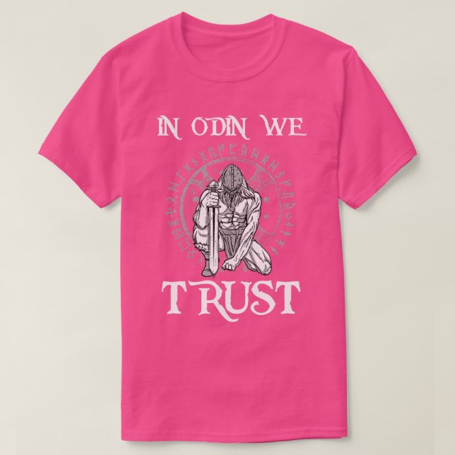 T-shirt A Odin nous faisons confiance à Valhalla 1 (Design devant)