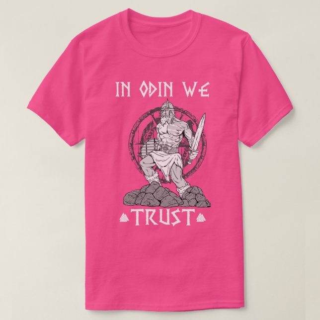 T-shirt A Odin nous faisons confiance à Valhalla 12 (Design devant)
