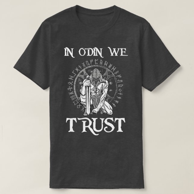 T-shirt A Odin nous faisons confiance à Valhalla 13 (Design devant)