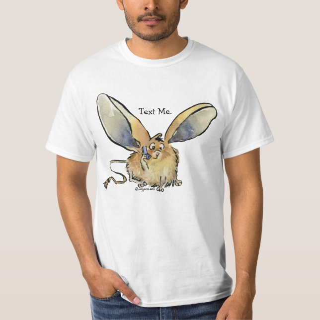 T-shirt à oreilles longues de Jerboa de bande (Devant)