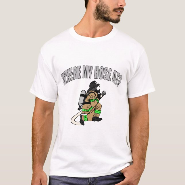 T-shirt À où mon tuyau ? (Devant)