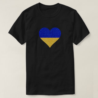 T-Shirt à paillettes en forme de cœur avec le drap