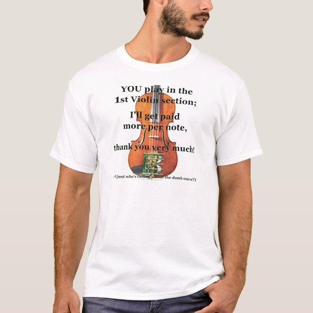 T-shirt A payé plus par note (Devant)