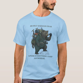T-shirt À peine assez de matériel - Aventure photographiqu