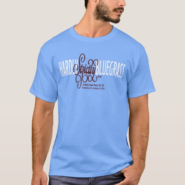 T-shirt À peine Strictly Bluegrass 2022 (Devant)