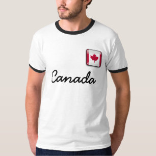 T-shirt à pignon de base pour hommes du drapeau du