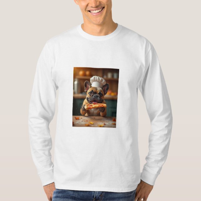 t-shirt à pizza pour chien (Devant)