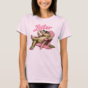 T-shirt À plus tard professeur été alligator dernier jour 