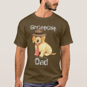 T-shirt À poils durs Dachshund Papa