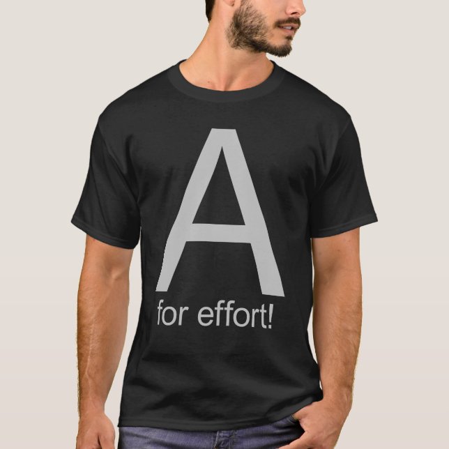 T-shirt A pour l'effort (Devant)