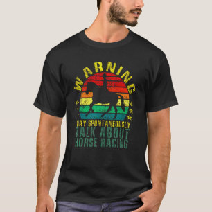 T-shirt À propos de la course à cheval