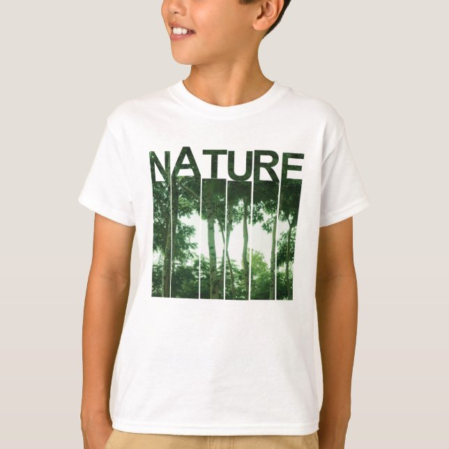 T-shirt À propos de la nature (Devant)