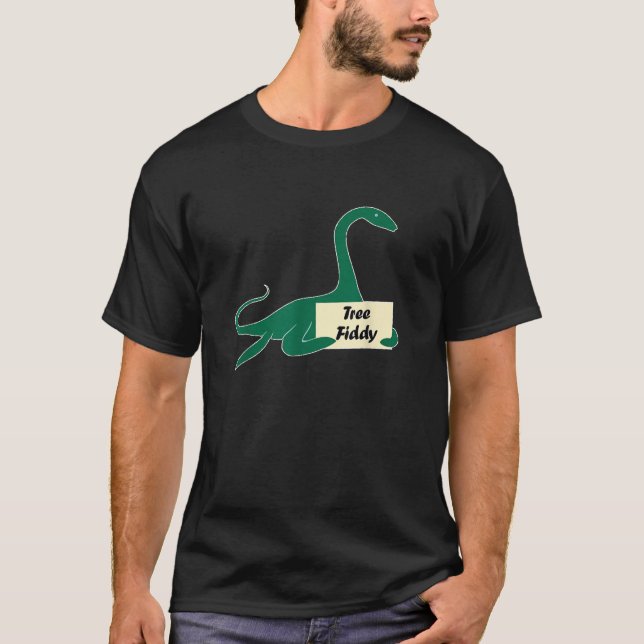 T-shirt À propos de Tree Fiddy Funny Loch Ness Monster Tee (Devant)