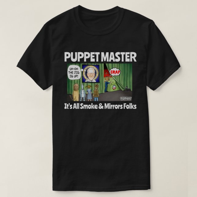 T-Shirt À PUPPET D'OBAMA (Design devant)