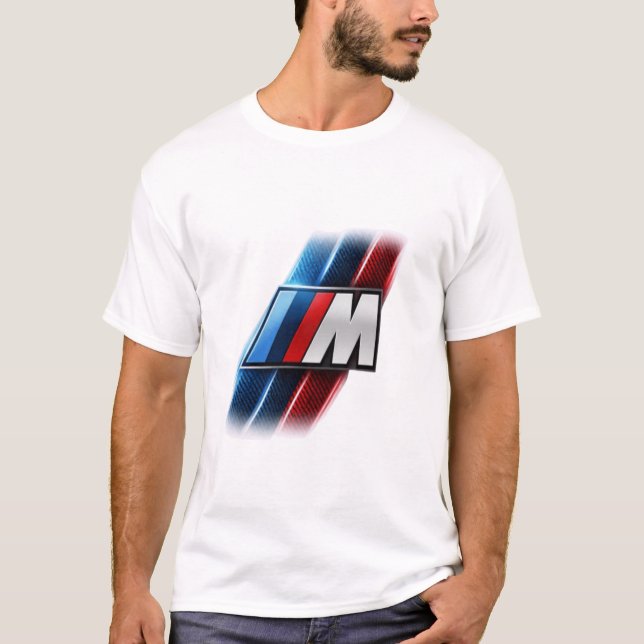 T-Shirt à rayures pour course automobile (Devant)